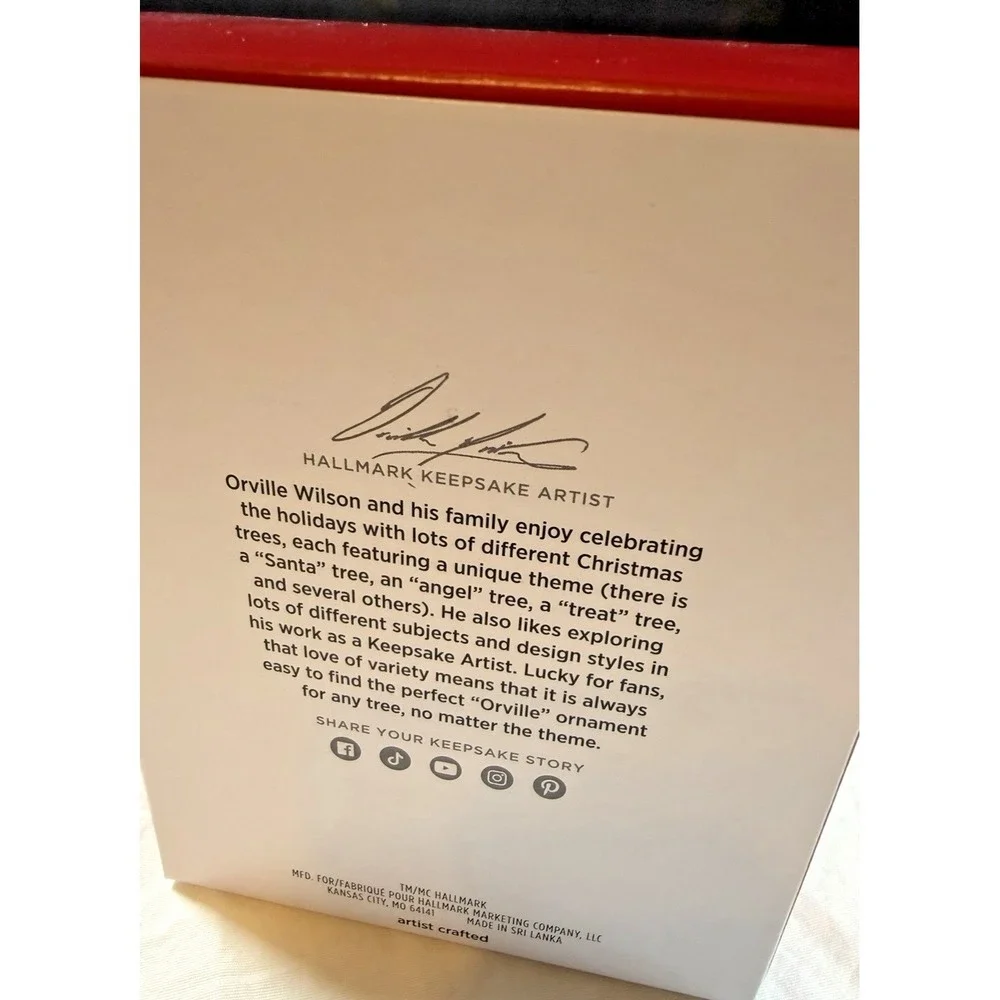 Hallmark Keepsake‎ 2025 Elephant Mario SuperMario Ornament New in Box
